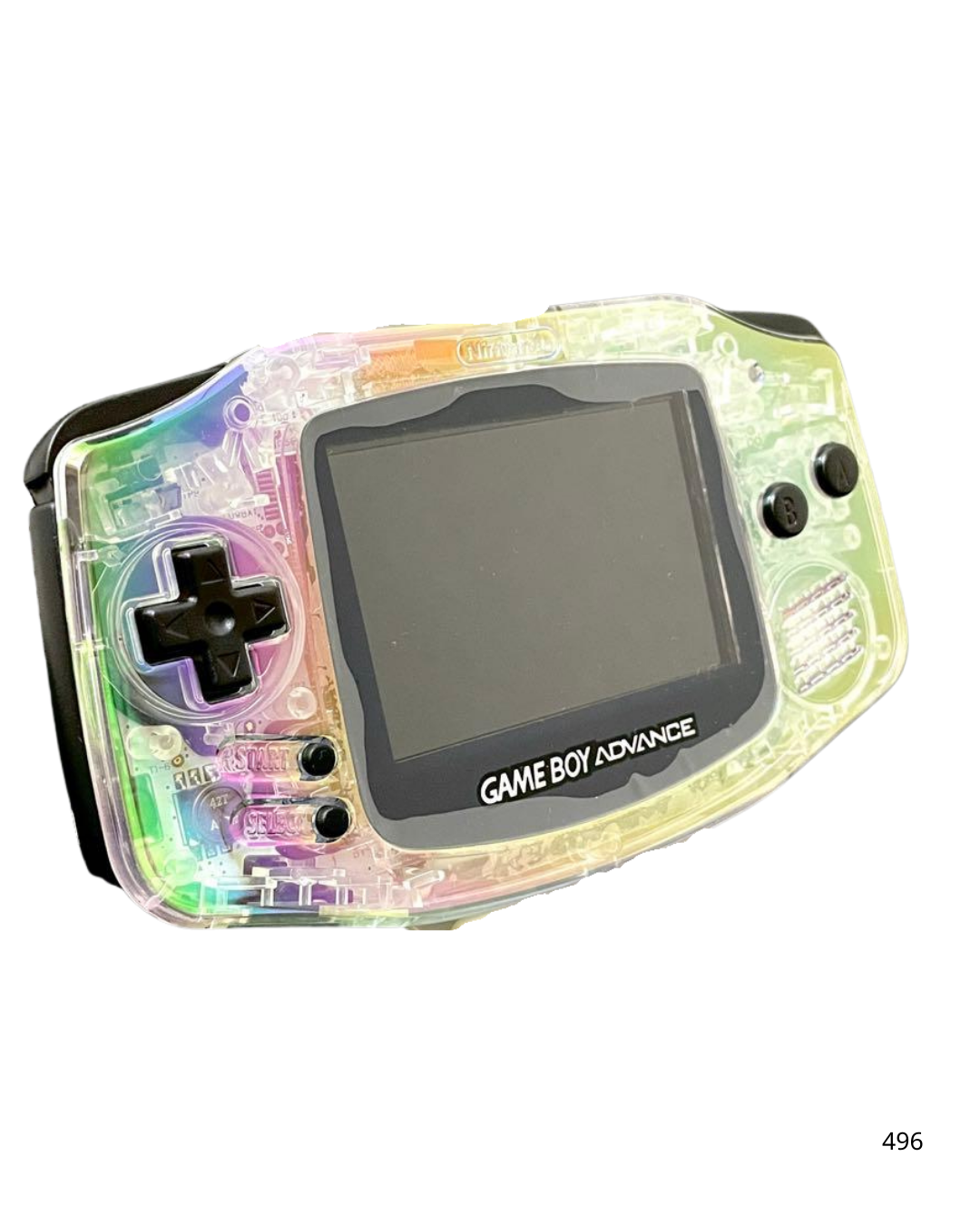 Game Boy Advance Aurora x Black IPS LCD Custom