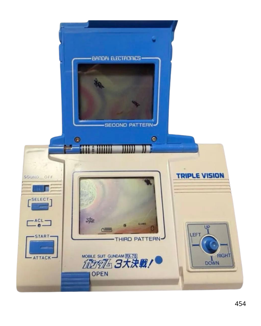 BANDAI Gundam 3 Great Battles Game & Watch