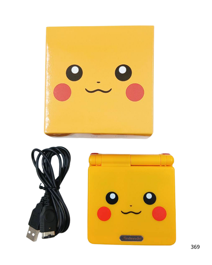 Game Boy Advance SP Pikachu Design Yellow IPS LCD