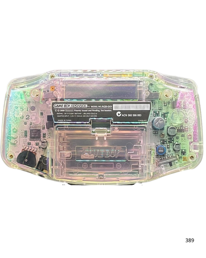 Game Boy Advance Aurora Clear IPS LCD custom