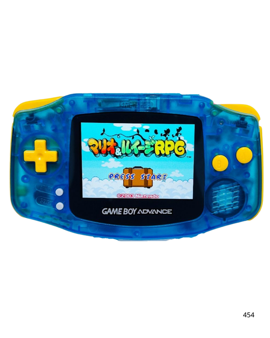Game Boy Advance Blue Clear IPS LCD custom