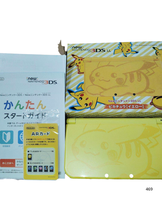 New Nintendo 3DS LL Pikachu Edition
