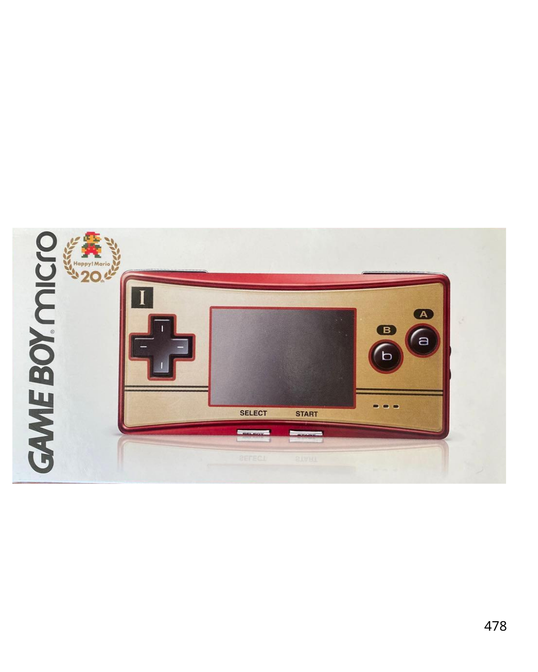 Game Boy Micro Famicom Color Unused