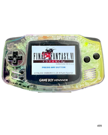 Game Boy Advance Aurora x Black IPS LCD Custom