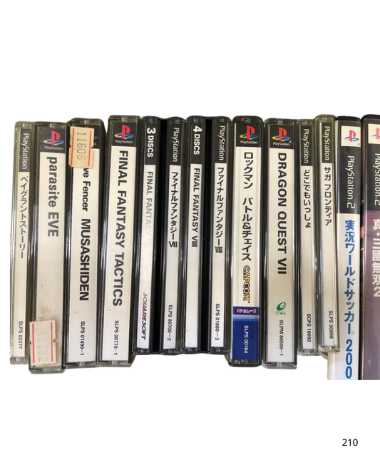 48 games, 10 memory cards