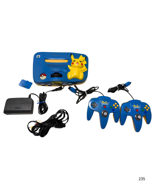 Nintendo 64 Pikachu Edition Blue