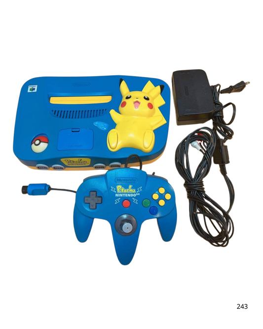 Nintendo 64 Pikachu Edition Blue