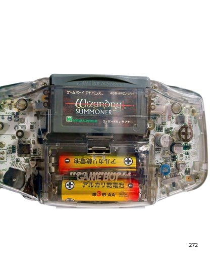Game Boy Advance Clear Black  IPS LCD Custom
