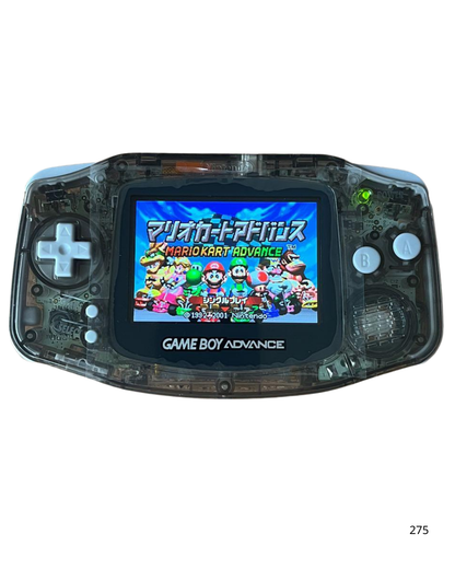 Game Boy Advance Clear Black  IPS LCD Custom