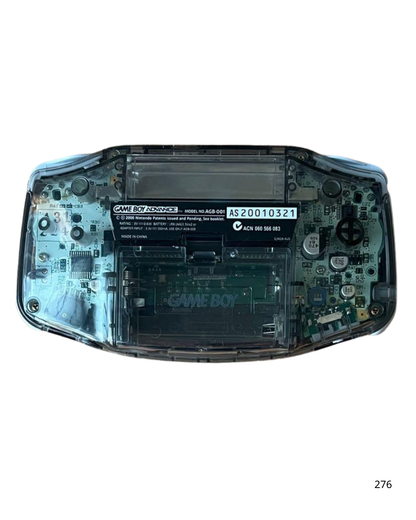 Game Boy Advance Clear Black  IPS LCD Custom