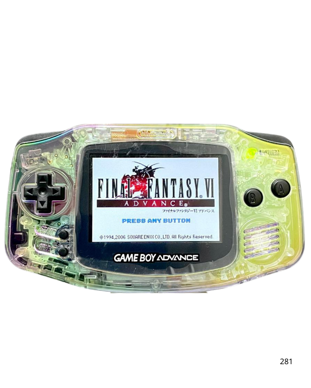 Game Boy Advance Aurora Clear IPS LCD custom