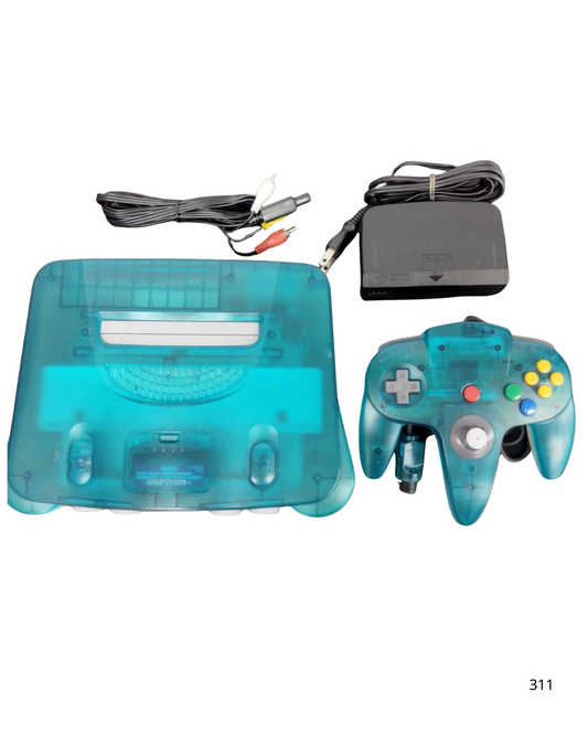 Nintendo 64 console Clear Blue