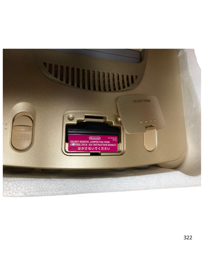 Nintendo 64 console gold