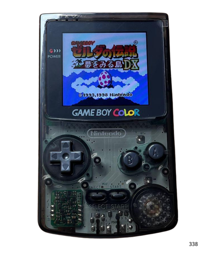 Game Boy Color Clear black  IPS LCD Custom