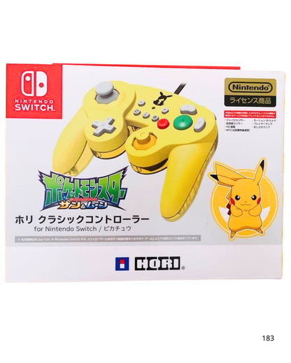 New Hori Classic Controller Pikachu