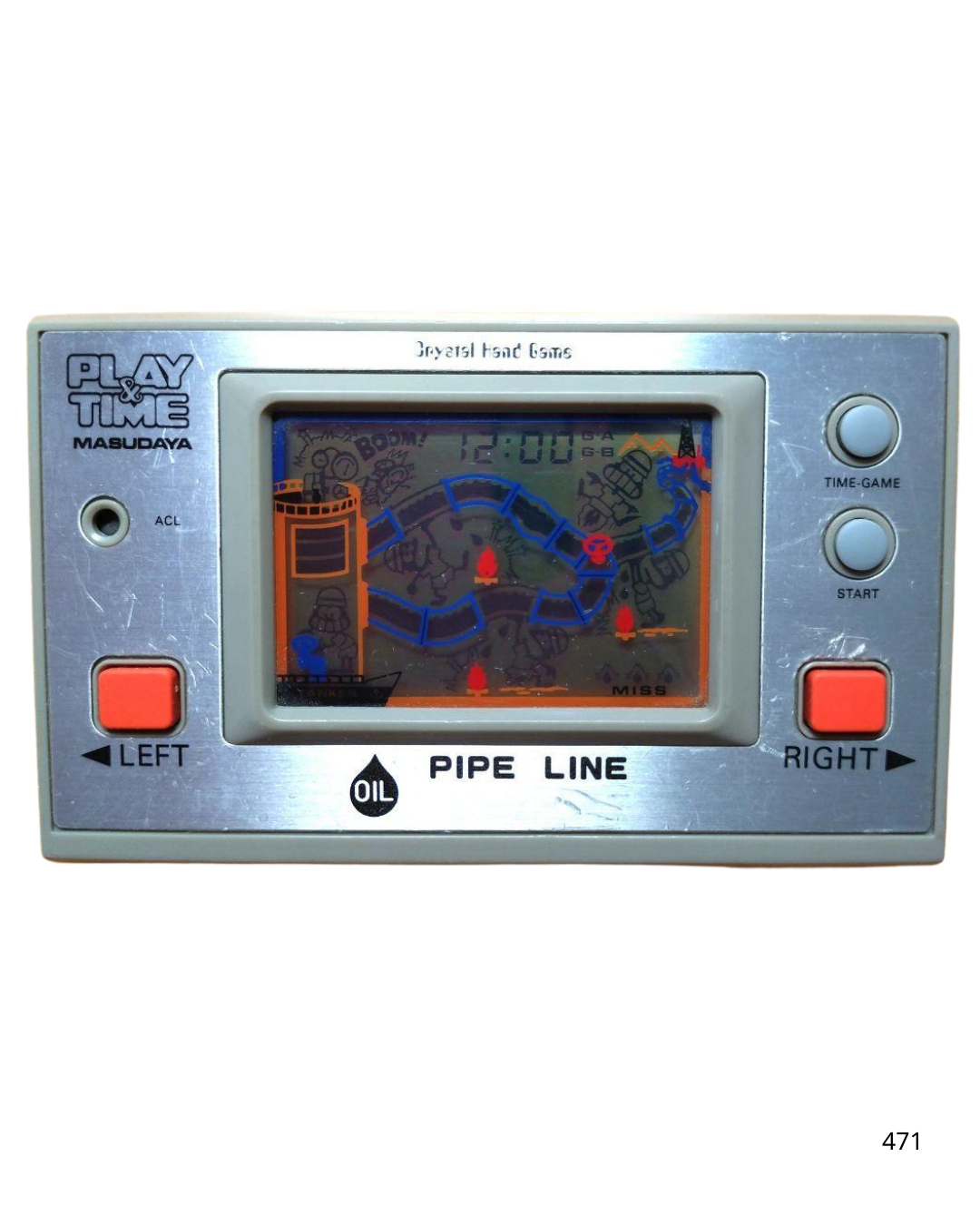 Masudaya Game Watch Oil Pipe Line