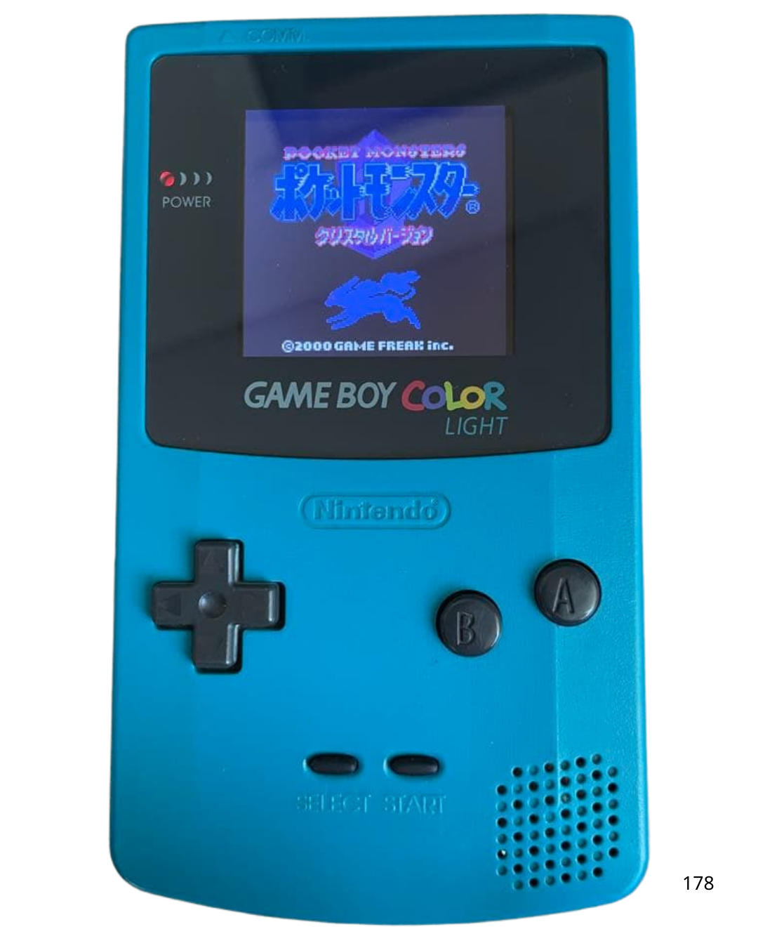 Game Boy Color blue IPS LCD Custom