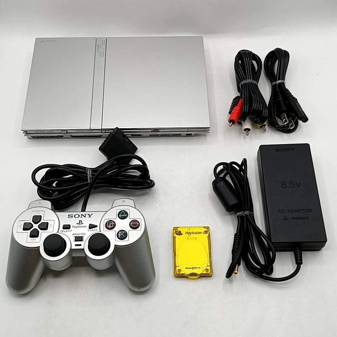 PS2 Slim SCPH-77000 Satin Silver