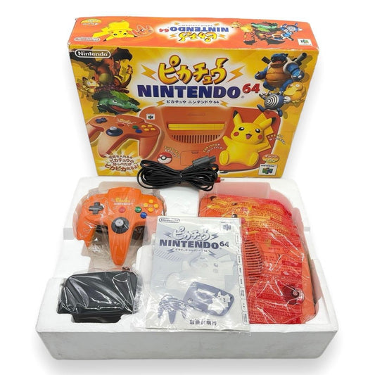 Like new Nintendo 64 Pikachu Edition orange