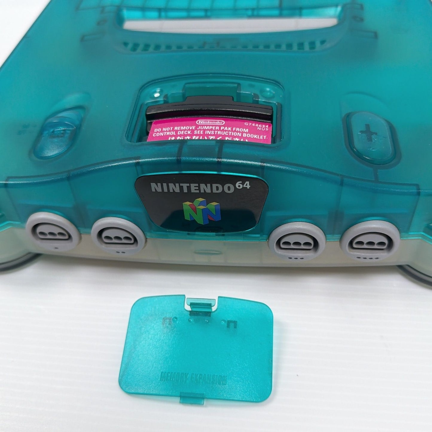 Nintendo 64 console Clear Blue