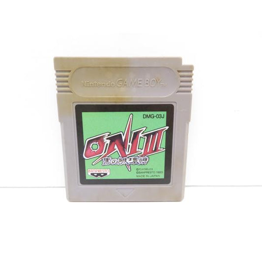 Game Boy ONI 3 III Black God of Destruction DMG-03J Retro Software �¢WE1096