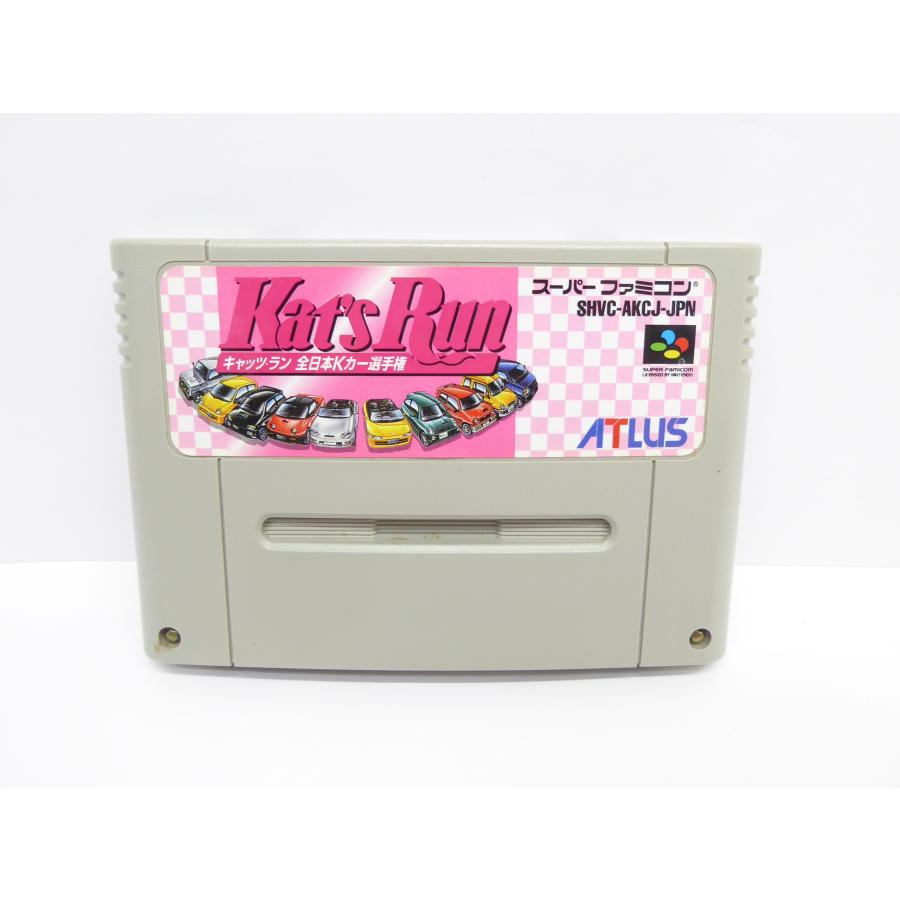 Super Famicom KAT'S RUN All Japan K-Car Championship Software Game �¢WE1821