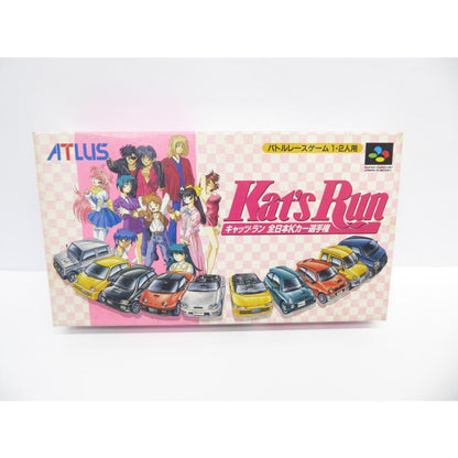 Super Famicom KAT'S RUN All Japan K-Car Championship Software Game �¢WE1821