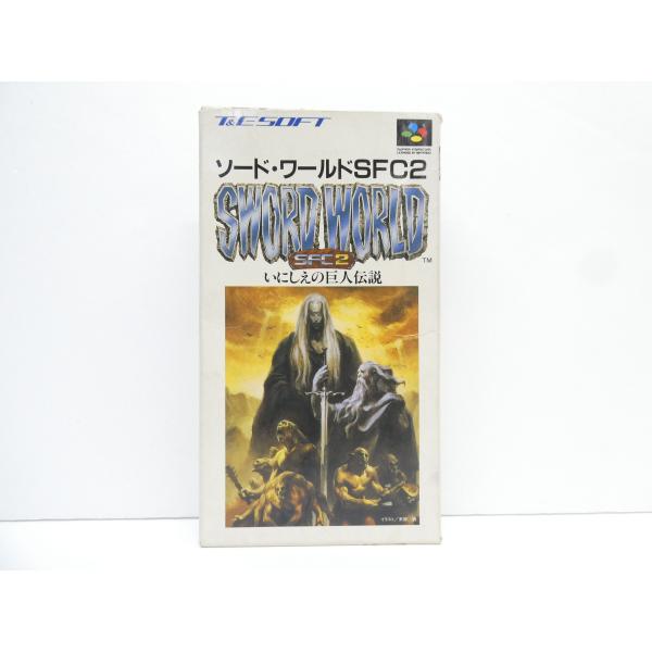 Super Famicom Sword World SFC2 Ancient Giant Legend Retro Software �¢WE2605