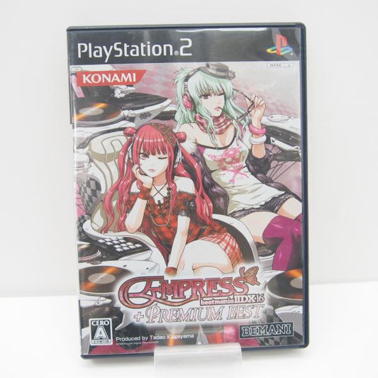PlayStation2 Beatmania IIDX 16 EMPRESS + PREMIUM BEST Retro Used Game Software �ˆWE693