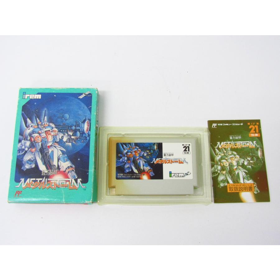Irem Gravity Armor Metal Storm TIX-4M for Famicom (Box and Instruction Manual Included) ◆GE432