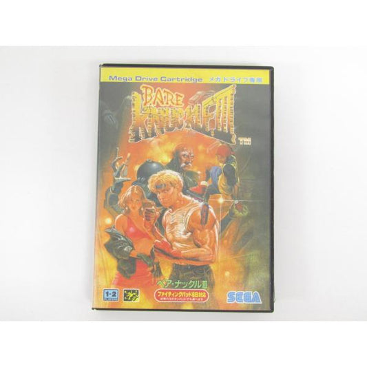 Sega Mega Drive Game Bare Knuckle III with Case ◆GE444