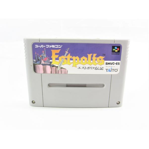 Super Famicom Software Taito Estopolis Denki Game �ÚUR319