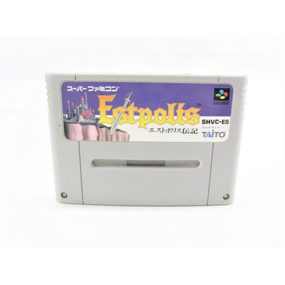 Super Famicom Software Taito Estopolis Denki Game �ÚUR319