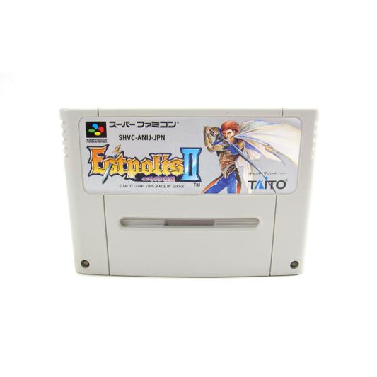 Super Famicom Retro Game Estopolis Denki 2 Software Cassette �ÚUR430