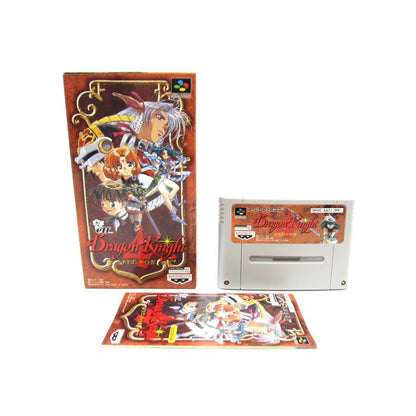 Super Famicom Dragon Knight 4 Cassette �ÚUR487