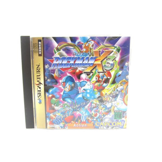 Mega Man X3 Sega Saturn Retro Game Software �ÚUR883