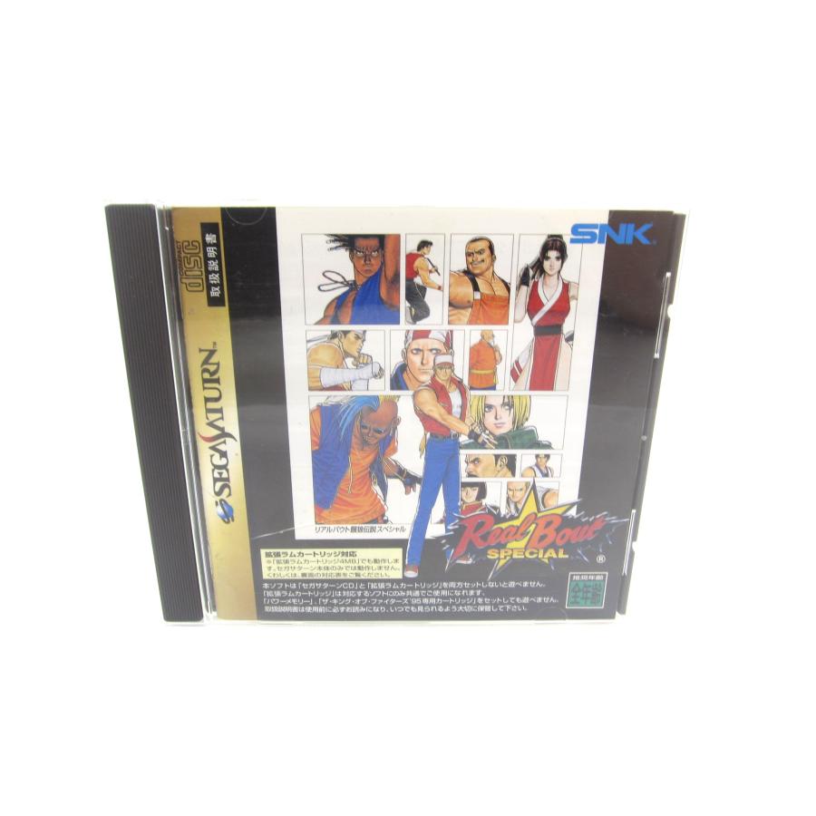 Sega Saturn Real Bout Garou Densetsu Special [with expansion RAM cartridge] �ÚUR885